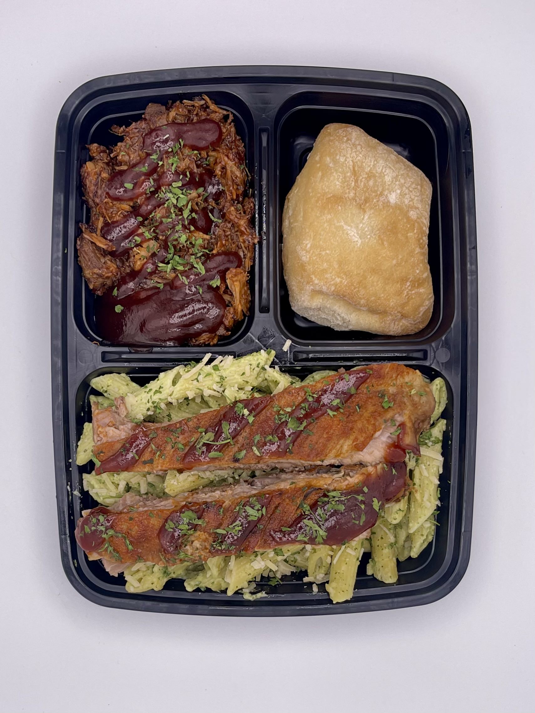 Pulled Pork and Ribs Fundraiser meal