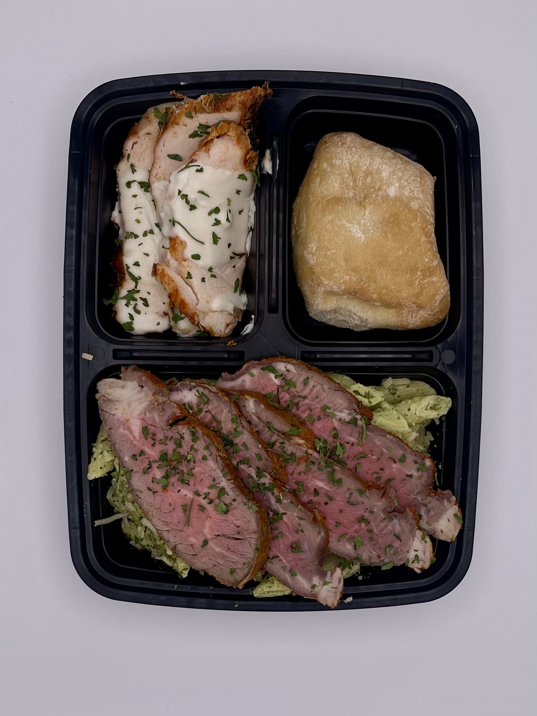 Barbecue Chicken and Tri-tip Fundraiser meal
